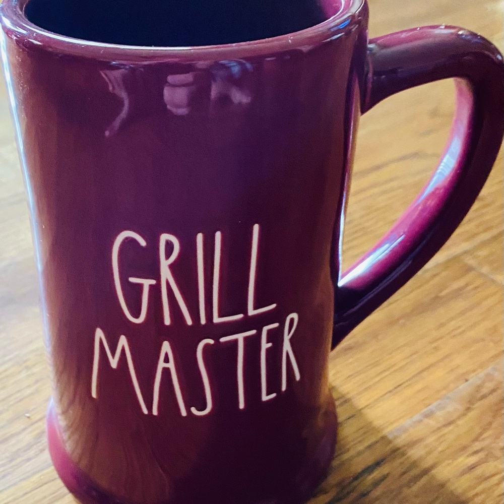 Rae Dunn GRILL MASTER Beer Stein-Magenta